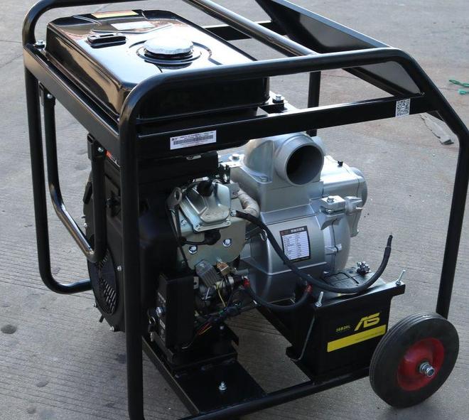 移动式双缸4寸汽油机水泵